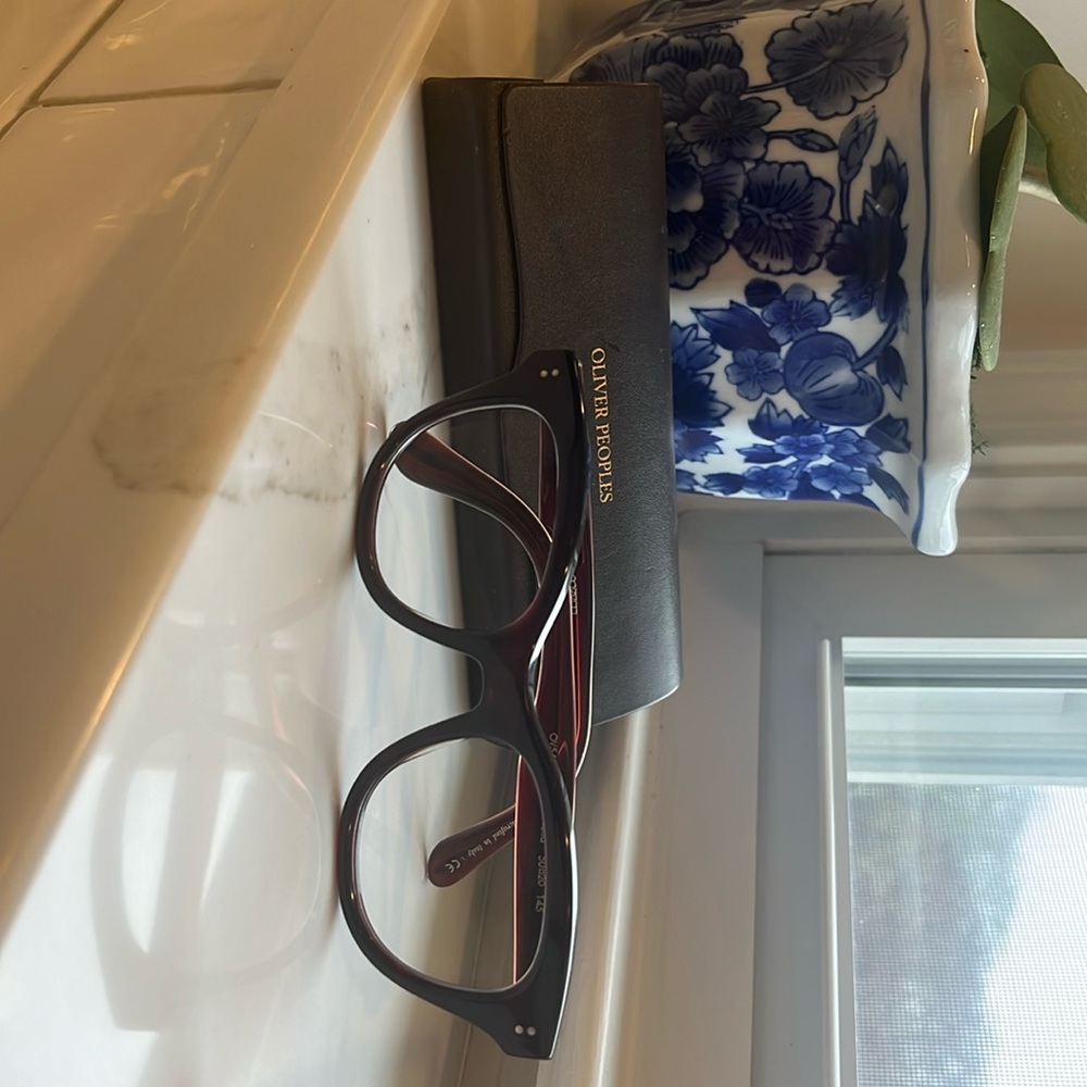 Oliver People OV5408U 1675 Netta Rectangle Bordeux Bark Women Eyeglasses